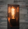 Kinkiet ogrodowy lampa LAVEN 1xE27 grafit LOFT