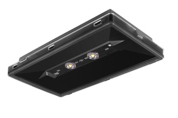 Oprawa awaryjna VELLA SQ 450 M 1H MT IP44 [BLK] (brak piktogramu w zestawie) / 87155