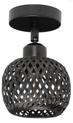 Plafon plafonik mały BOHO bambus czarny