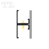 LED P9-1 Profil 1000 mm grafitowy lakierowany RAL 7016 (nr kat 8691017016)