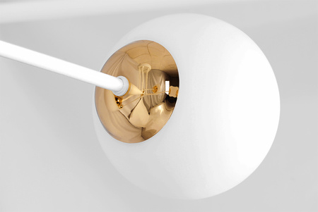 Lampa sufitowa w biało-złotym wydaniu K-5314 z serii ELMO