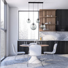Lampa wisząca ESME Graphite 4xE27 listwa