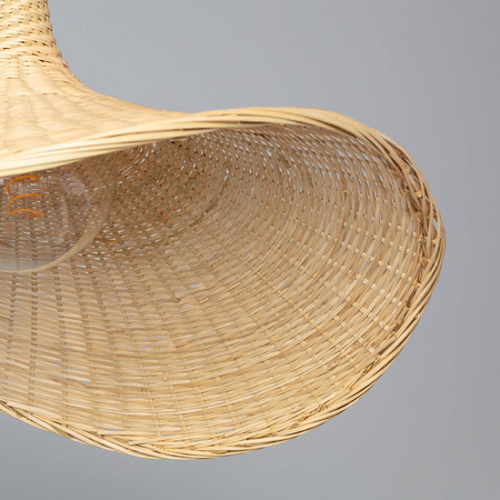 Naturalna lampa wisząca E27 Boho Kathu Sienet