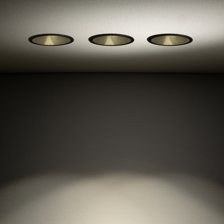 Oprawy podtynkowe CUP 3 PC SET  3xGU10  czarna  Nowodvorski 10794