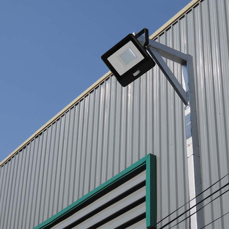 Projektor LED WiFi V-TAC 10W Czujnik Ruchu Czarny Z MUFĄ SMART Amazon Alexa Google Home VT-5191S RGB+3000K-6500K 725lm