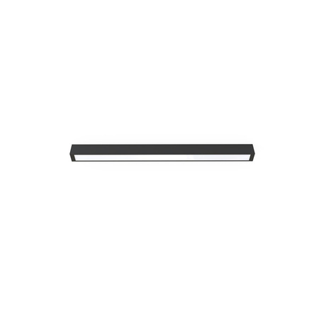 Nowodvorski Plafon czarny STRAIGHT CEILING LED M