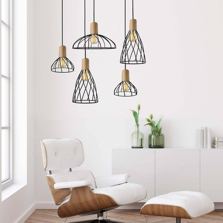 Moderno wisząca mała GU10 LP-1221/1P S BK