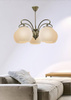 Lampa sufitowa PALMIRA BLACK / GOLD 3xE27 60W