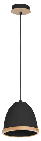 Lampa wisząca STUDIO BLACK 1xE27 czarna