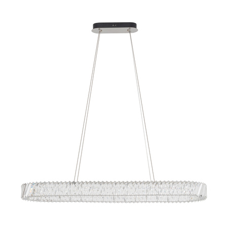 Nowodvorski Lampa wisząca LUXORA OVAL LED 40W 3000K 3600lm szer.35cm dług.120cm | 11707