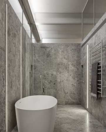 Profil hermetyczny HR-SLIM, anodowany, srebrny, 3010 mm