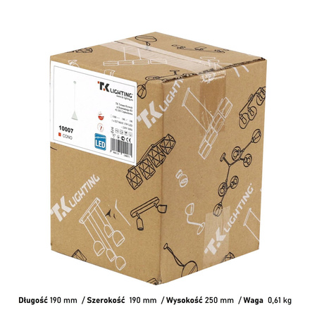 Lampa wisząca CONO White 1xE27 S
