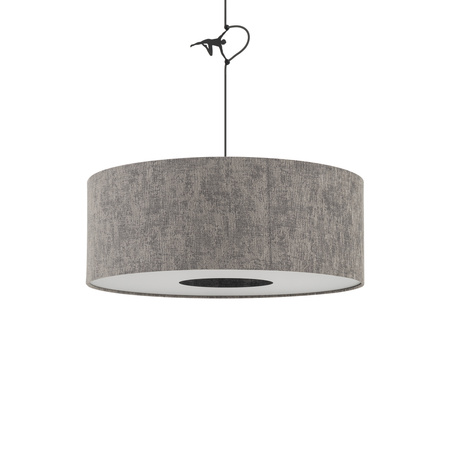 Lampa wisząca LAGO M szara tkanina 50cm Nowodvorski 11674