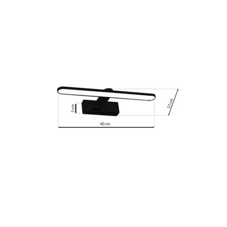 Kinkiet SPLASH BLACK 8W LED czarny
