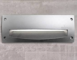 Oprawa elewacyjna ścienna LETI 300-HS wpuszczana szara Y E27