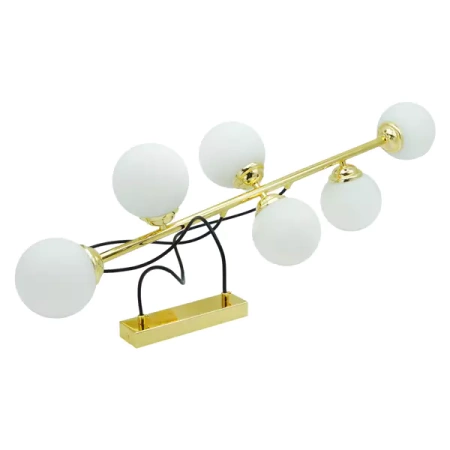 Lampa wisząca 6xE27 PALLE Gold