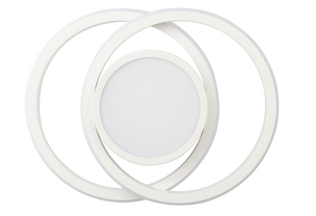 Lampa sufitowa Plafon Lumino biały podwójny okrąg modern LED 30W 4000K
