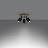 Lampa sufitowa VERDO 3P czarny