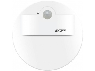 Oprawa schodowa z czujnikiem ruchu i zmierzchu Rueda Short LED PIR 120 Skoff 1W 10V DC biały mat b. ciepła