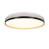 Montana Lampa sufitowa plafon czarny+biały+złoty 24W led 40cm 