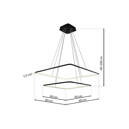 Lampa liniowa Led podtynkowa 10W 4000K biała JDL-5T