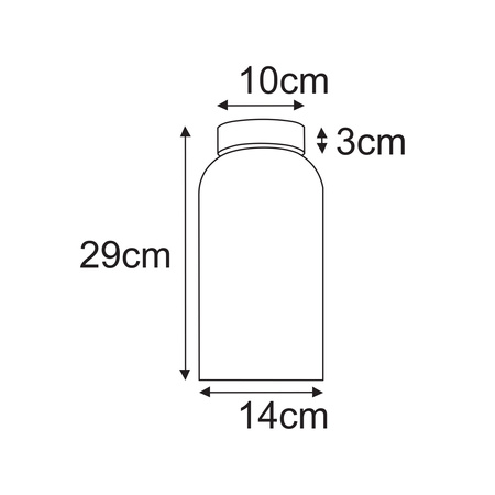 Lampa sufitowa z miodowym, transparentnym kloszem K-5623 z serii CAPRI