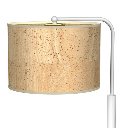 Lampa gabinetowa biurkowa CORK White/Cork 1xE27 z włącznikiem w podstawie