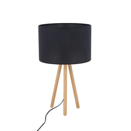 Lampka nocna TOKYO BLACK E27 Sosna