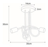 Lampa sufitowa K-3620 z serii DEZE