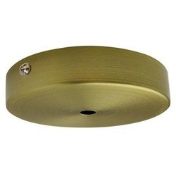 Rozeta Maskownica metalowa podsufitka okrągła matowy brąz