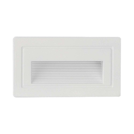 Oprawa Schodowa LED V-TAC 3W LED Prostokąt Biała 230V VT-1130 3000K 180lm