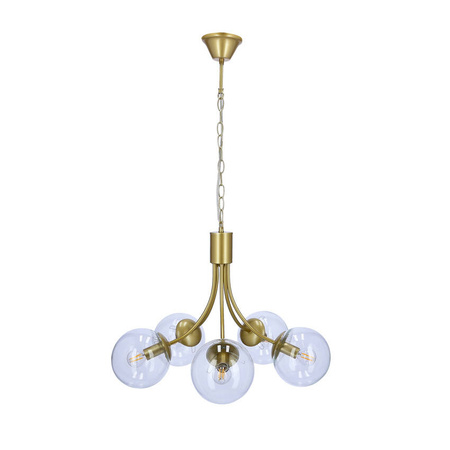 Żyrandol złoty 5xE14 60cm Dani 35-79275