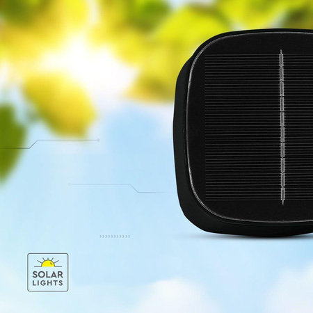 Lampka Biurkowa Nocna Solarna V-TAC 5W CCT LED 35cm Ładowanie USB-C Ściemnianie Czarna 