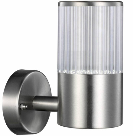 Kinkiet zewnętrzna LED COLLUM prosty satyna 6500K