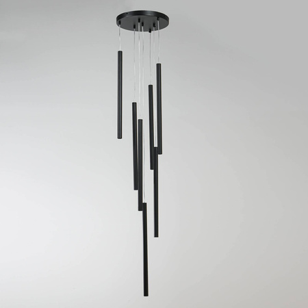  Lampa wisząca Lungo 7xG9 czarna