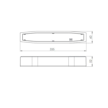 Oprawa awaryjna Led natynkowa SO 650 A 2H IP54 AT CNBOP