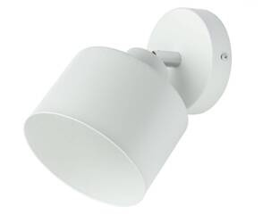 Kinkiet mały biały ezo okrąg z kubełkiem 1xE27