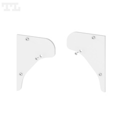 Zaślepka aluminiowa srebrna P10-6 1 kpl  (wkręty w komplecie) (nr kat 7710612)