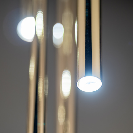 Lampa wisząca PIANO Black/Gold 10xG9