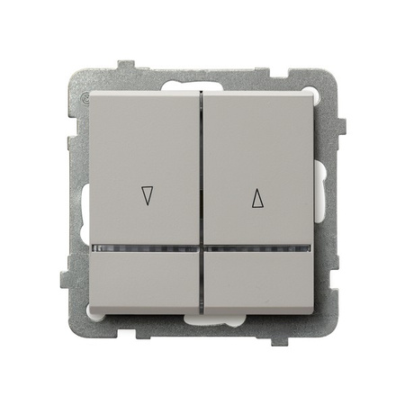 Ospel Sonata Kaszmir Łącznik żaluzjowy z podświetleniem niebieskim z blokadą mechaniczną ŁP-7RBS/m/82