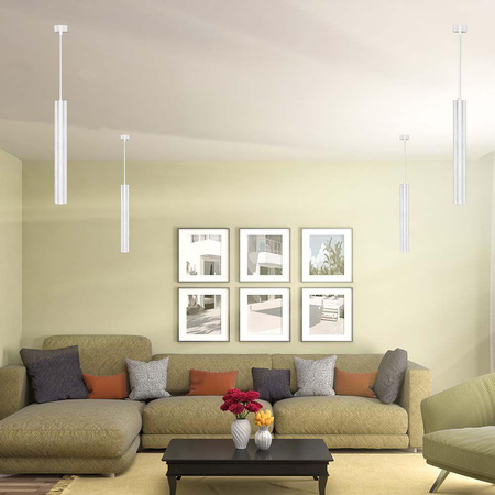 Oprawa Zwieszana V-TAC GU10 GU10 Biała Aluminium 60x500mm VT-976-500-W 3 Lata Gwarancji