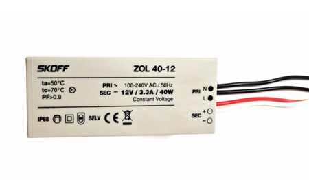 Zasilacz do LED 12V 40W Skoff - ZOL40-12 IP68