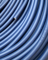 Przewód kabel OMY linka 2x0,75 niebieski H03VV-F