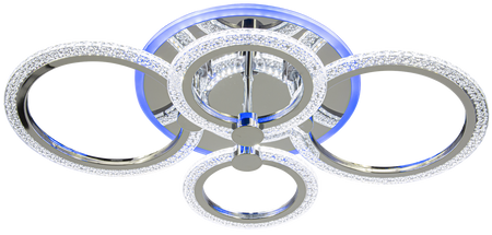 Lampa sufitowa RING plafon LED CHROM