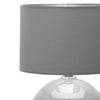 Lampka nocna PALLA Gray/Silver 1xE27