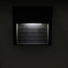 Oprawa schodowa natynkowa LED 3W IP44 4000K kwadratowa szara