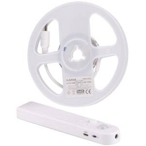 Taśma LED zasilana bateryjnie 1m z czujnikiem PIR 4000K IP20 + port USB