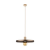 Tk Lighting SILA SABIA BROWN lampa wisząca 1XE27 400