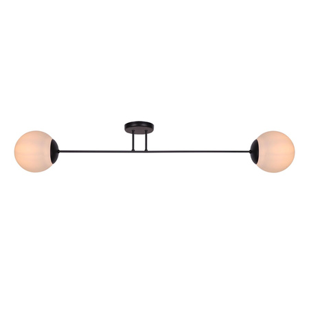 Niesymetryczna lampa sufitowa z dwoma kloszami K-4923 z serii SAVOY