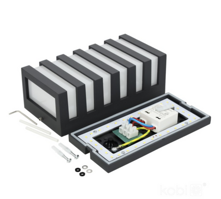 Kinkiet ogrodowy LED 10W oprawa elewacyjna Entara 4000K IP54 czarny